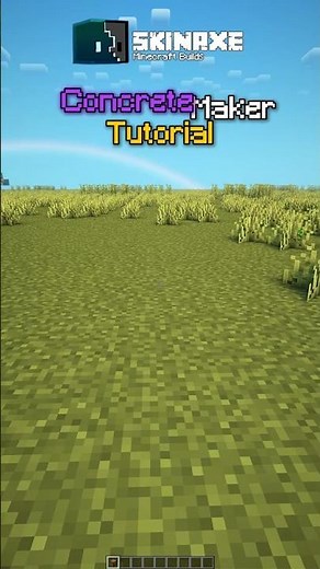 Minecraft Concrete Maker Tutorial #minecraft