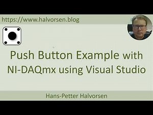Push Button Example with NI DAQmx using Visual Studio