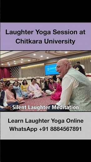 Laughter Yoga with Dr Madan Kataria at Chitkara University Punjab