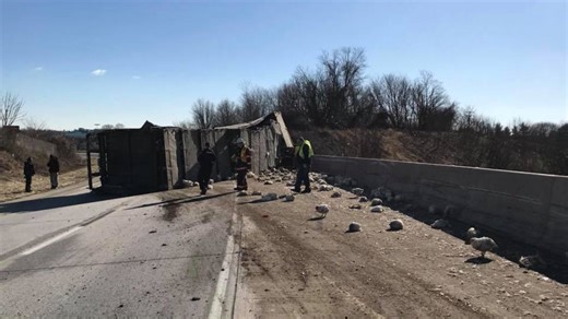 Route 30 eastbound closed after crash