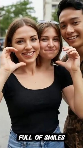 Unbelievable Moment! Two Headed Twin Smiling for a Selfie