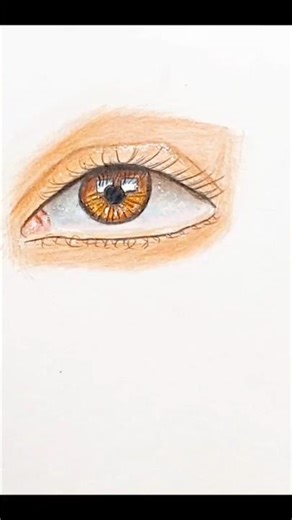 Realistic Eye Drawing 👁️ | Colored Pencil Eye Shading Tutorial | Art by Prachi ✏️✨