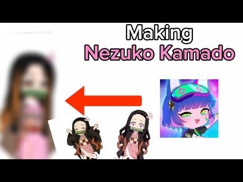 How to Make Nezuko Kamado in Gacha club | Tutorial |