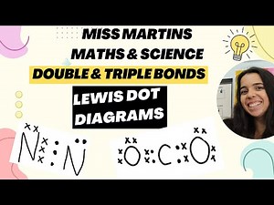 Lewis Dot Diagrams for Double and Triple Bonds