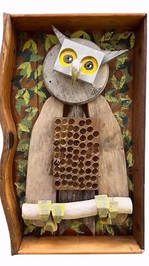 Andre Benoit’s Hooting for Fiber and Water, All Bunged Up draws the viewer into a lively conversation between abstraction and personal interpretation with humor. This artwork and theme explore nature's rhythms and human complexity. Layering tactile surfaces with bold, shifting color. Explore it further at Blue Raven Gallery and sign up for our newsletter, link in bio! Hooting for Fiber and Water, All Bunged Up Wooden Assemblage 26x16x4 . . . . . #BlueRavenGallery #MaineArt #ModernArt #Contempora