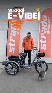 Yeni Strada E-Vibe 3 Tekerli Elektrikli Bisiklet | E-Bike