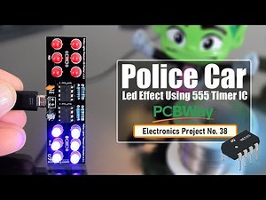Police Car LED effect Using IC555