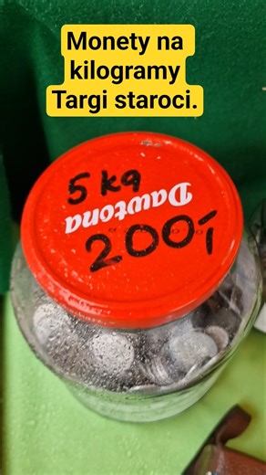 Monety na kilogramy, gdzie można kupić? oczywiście targi staroci po całej Polsce. #Monety #Kilo #PRL