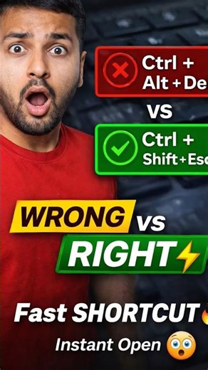 Task Manager Open Karne Ka Fastest Shortcut ⚡