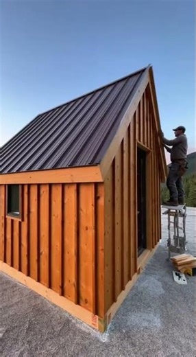 Building a house on a GIANT ROCK! 🪨🏡 #Shorts