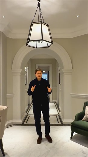 Knight Frank Private Office on Instagram: "Inside Apartment 4.07 at The OWO with John Henry Wood, Partner in our Private Office.⁣ ⁣ An exceptionally rare 2,385 sq ft two-bedroom residence set within the turret, defined by a dramatic arched arrival, grand lateral proportions and elevated city views. Impeccably composed interiors by Lucarna are paired with the discretion, security and five-star service of Raffles London at The OWO, within one of London’s most prestigious addresses.⁣ ⁣ Asking price