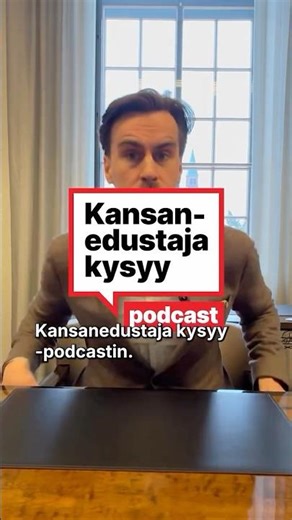 Mikä on Kansanedustaja kysyy? Kuuntele uutta podcastiani 🎙️🎧