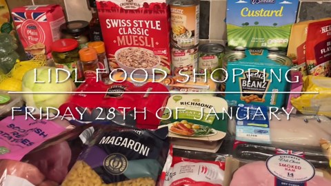 Budget friendly weekly food shop and meal ideas