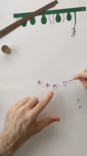 orchid paper flower tutorial using Cricut cutting machine template
