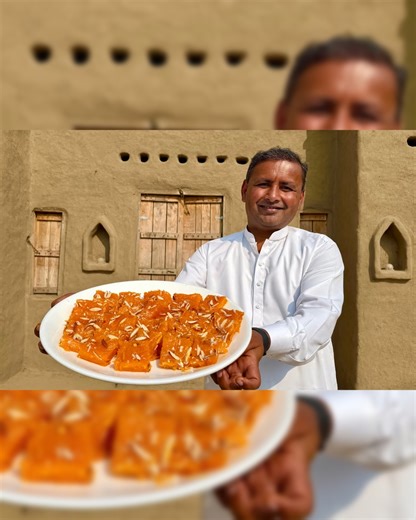 191K views · 5.4K reactions | Unique Making of Karachi Halwa | Bombay Karachi Halwa Recipe | Mubashir Saddique Village Food Secret | Village Food Secrets | Facebook