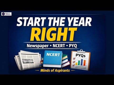 New year | New Beginning | Newspaper + NCERT + PYQ Strategy | UPSC | Minds of Aspirants|#upscshorts