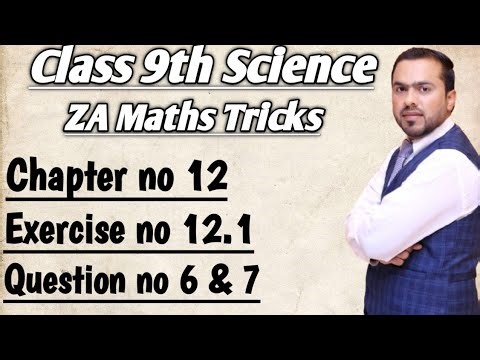 New 9th Unit no 12 Exercise no 12.1 Question no 6 & 7... #youtube #foryou #instagram #views #viral