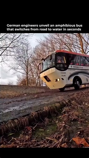 Meet the amphibious bus, a vehicle designed to travel both on roads and water with ease. Equipped with advanced propulsion and waterproof tech, it switches seamlessly between driving and sailing. Though still facing practical hurdles, this innovation hints at new horizons in urban transport and travel experiences. Would you take a ride on a bus that can float? #technews#ainews#techupdates#aiupdates#innovation#ai#english