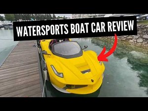 Is It a Car or A Boat? Watersports Car Boat Review