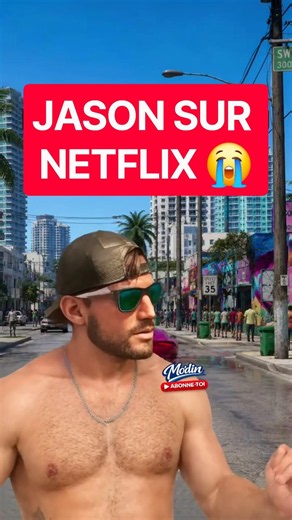 😂 How Jason from GTA 6 is going to show up on Netflix on August 27th ... #gta6 🦩🎮