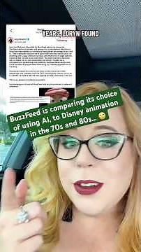 Buzzfeed is making AI cartoons now?!🤦‍♀️ #buzzfeed #ai #disneyanimation