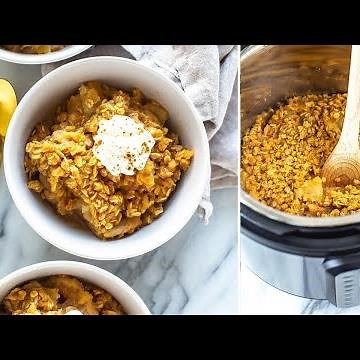 Instant Pot Apple Crisp