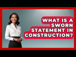 What Is A Sworn Statement In Construction? - Civil Engineering Explained