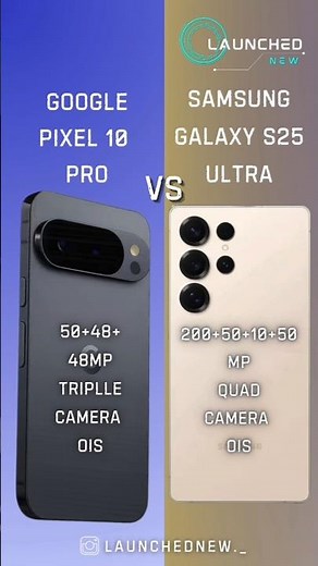 Google Pixel 10 Pro VS Samsung Galaxy S25 Ultra | Full Specs & Feature Comparison || Launched New ||