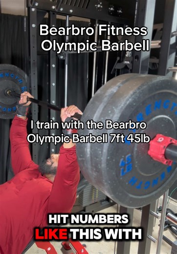 I hit 225 pounds on incline for 19 reps in this video. I do not trust random bars for heavy days. I train with the Bearbro Olympic Barbell 7ft 45lb because it stays solid under load and feels locked in from the first rep to the last. This is a full-size 7 foot Olympic bar with standard 2 inch sleeves, built for strength training, weightlifting, squat, deadlift, and bench press. It supports up to 1000 lbs, so I load plates with confidence during progressive overload sessions. What matters when yo