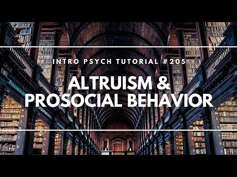 Altruism & Prosocial Behavior (Intro Psych Tutorial #205)