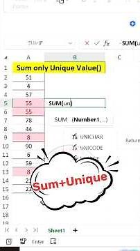 Avoid Duplicate Totals! Combine SUM and UNIQUE in Excel (Step-by-Step Guide)