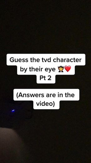 Guess the Vampire Diaries Character by Their Eyes Quiz