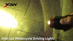 Watch LED Yellow White Color Headlight Motorcycle Driving Lights on Amazon Live