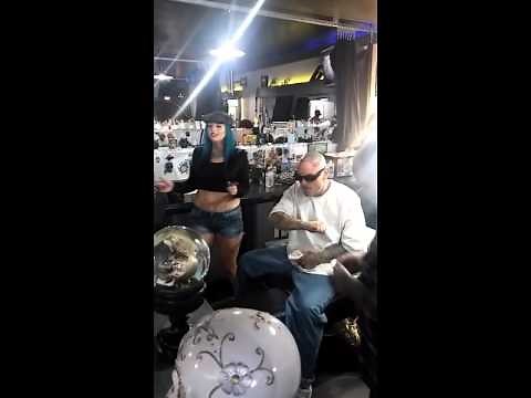 Suga boom boom Lady Dice and DL Down3r meet and greet at Gypsy Tattoo Co pocatello idaho