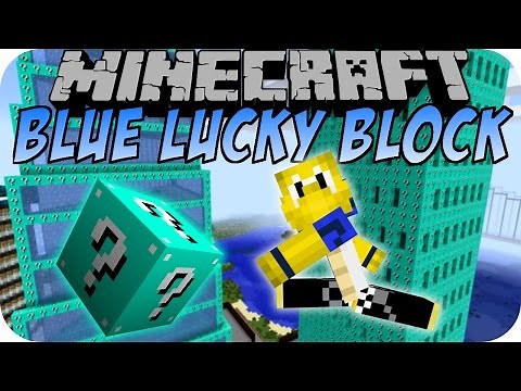 Minecraft BLUE LUCKY BLOCK (Build Faster) [Deutsch]