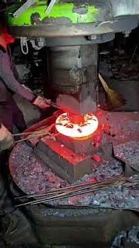 Blacksmithing Process in the Heat of the Factory #process #machine #forging #factory #blacksmith