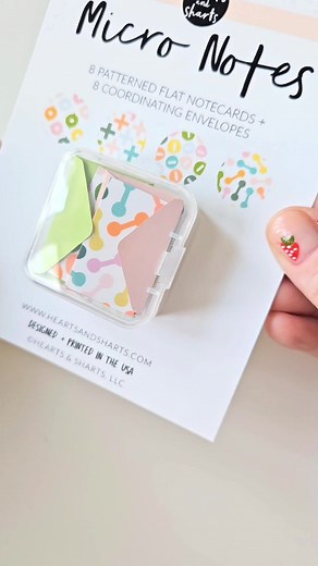 Adorable Miniature Stationery Sets with Tiny Cards & Envelopes