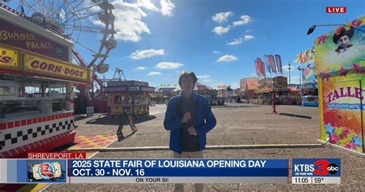 Opening day at the State Fair of Louisiana