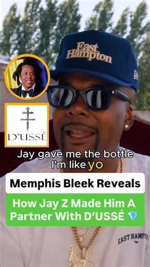 Memphis Bleek Reveals How Jay Z Made Him A Partner With D’USSÉ 💎
