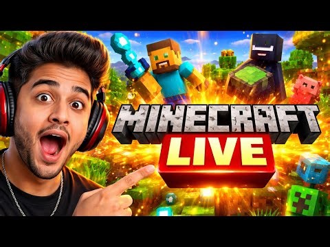 🔥 EPIC MINECRAFT LIVE 🔥New Survival World Start 😱🔥