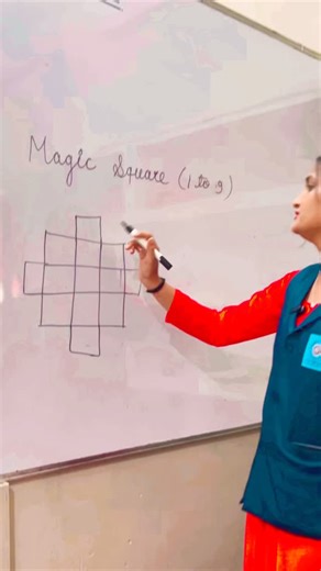 Sun shine school on Instagram: "Magic square#school #kids #activity #viral #maths #class #teacher"