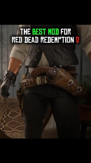 the best mod to remove the second holster in Red Dead Redemption 2 #reddeadredemption #rdr2 #mod