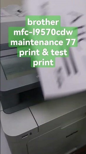 brother mfc-l9570cdw maintenance 77 print & test print #brotherprinterrepair #brotherprinter