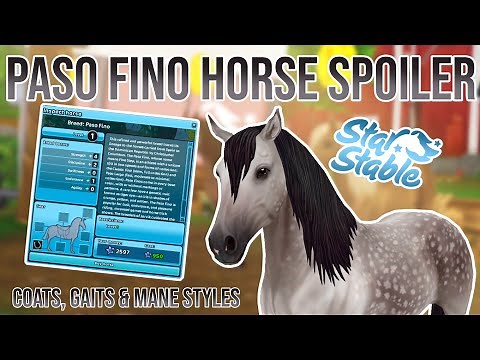 ❗SPOILER❗ Paso Fino - NEW Horse Breed (Coats, Gaits, Mane styles) | Star Stable Online
