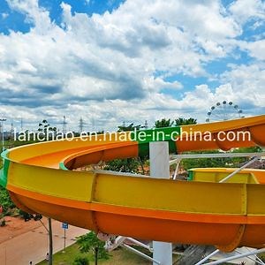 [Hot Item] 2-Person Water Park Tube Fiberglass Spiral Water Slide