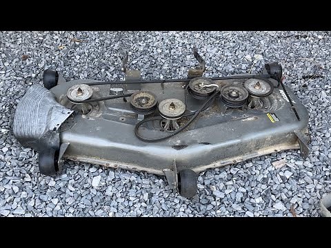 How to remove and install 54 inch mower deck