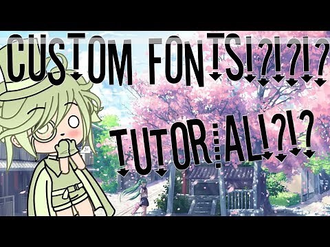 ♡||How To Add In Custom Fonts On IbisPaintX||Tutorial||♡