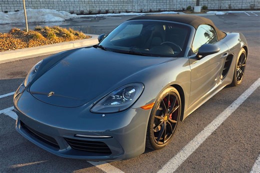 2017 Porsche 718 Boxster S - Premium and Sport Chrono Packages, Graphite Blue Metallic, Unmodified