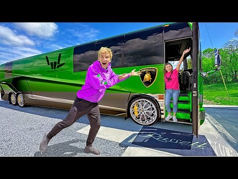 We Bought a LAMBORGHINI TOUR BUS!!