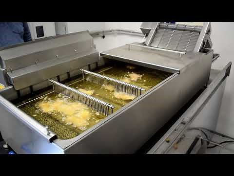 Table continuous electric fryer